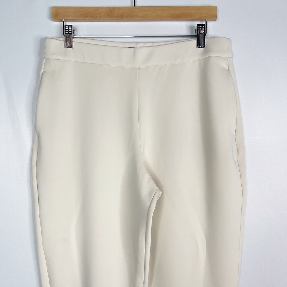 Express Womens Medium M Cream SuperSoft Double Knit Jogger Sandshell Ankle Pant - Picture 3 of 12